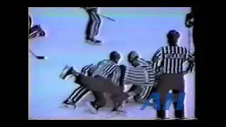 NHL May 3, 1987 Dean Morton,OSH v Troy Crowder,NB Oshawa Generals North Bay Centennials