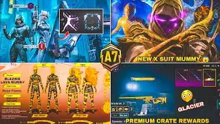 🔴 3.2 UPDATE NEW 😍 FIRE MUMMY SET ||PREMIUM CRATE || A7 ROYAL PASS REWARDS LEAKS