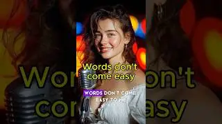 F.R David - Words don't come easy Lyrics #lyricsvideo #shorts #80smusic
