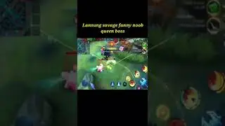 LANSUNG SAVAGE FANNY NOOB QUEEN BOSS 😱😱 #SHORTS