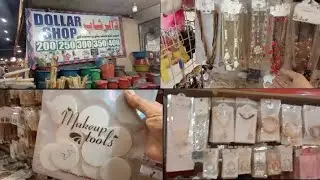 One Dollar Shop in Hyderabad || Wholesale Item At one Dollar shop || jewellery Makeup Item || 2024