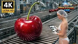 Inside the Cherry Factory: From Orchard to Supermarket | Full Processing Line