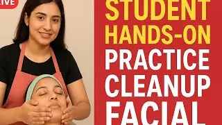 🔴Today live Raaga D-Tan & Cleanup Step by Step | Live Beautician Class | Ns Beauty Salon