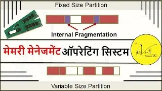 4.1.3 इंटरनल फ़्रेगमेंटेशन I Fixed size and Variable size partition in operating system with example