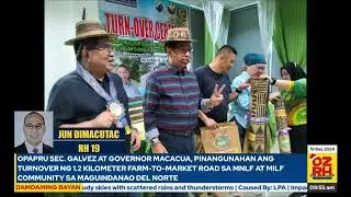 OPAPRU Sec. Galvez at Gov. Macacua, pinangunahan ang turnover ng 1.2km farm-to-market road