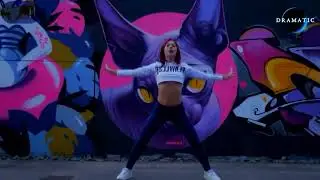 Shuffle dance Synthwave dance video