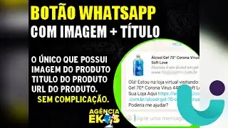 Bot&atilde;o Whatsapp Loja Integrada - Whats Para Site