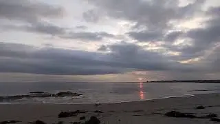 The sound of the sea relaxes the nervous system, for sleep #relaxation sound of the surf #sunset 21