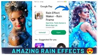 Rain Effect Photo editing app in just 1 minutes | Technical Nawab