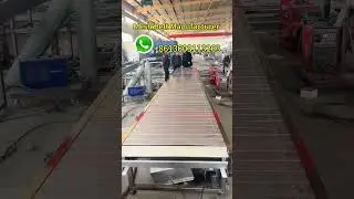 Custom Pallet conveyor Chain Transfer system #machine #conveyor  #factory