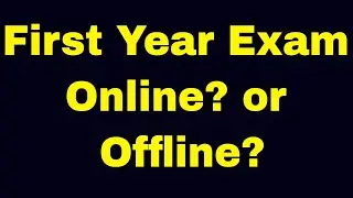 First Year Exam Online? or Offline? | First Semester Exam | Anna university | Arts & Science | MSE