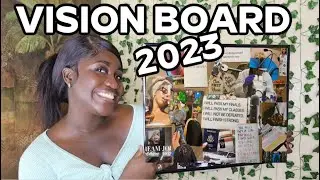 Vision board 2023| setting goals, aesthetics, reality dreams (Message Monday with Queen)