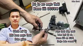 MT | Ricoh bó mực thải SC 590 chết mực kẹt loxo làm mât giấy reset cacha xử lý vô ùng đơn giản