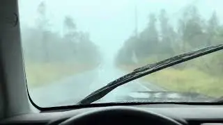 Heavy Rain in Hawaii while driving
