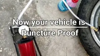 How to fill aayami tyre tube guard ? Premium Quality Sealant | Puncture proof vehicle