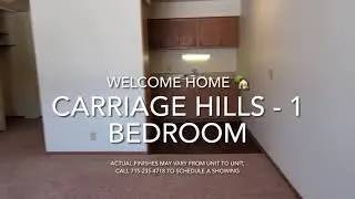 Carriage Hills - 1 Bedroom