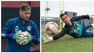 Treinamento Dos Goleiros do Flamengo ll Diego Alves - Cesar #3