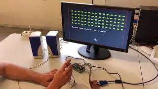 VGA signals using Arduino Due | Breakout + Space Invaders