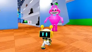 Sprunki Baby Fun Bot Played Miss Happi's Toyshop Obby in ROBLOX | Incredibox Sprunki