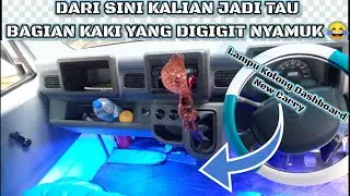 MODIFIKASI NEW CARRY | PASANG LAMPU KOLONG DASHBOARD 🤩