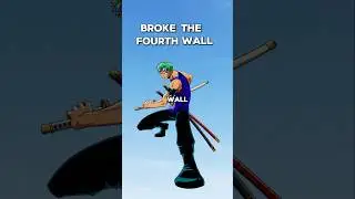 When Zoro broke the fourth wall #shorts #onepiece