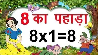 8 Ka Pahada | 8 का पहाड़ा | Learn Table of 8 in Hindi | Hindi Rhymes For Kids {Update 2019} ChildKK