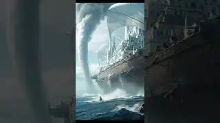 Floating City-Ship 🚢 Disaster 😱#ytshorts #northsea #scary #ship #sea #ocean #titanic #fyp