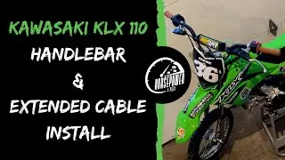 Installing Tall Handlebars: Kawasaki KLX110 Pit Bike