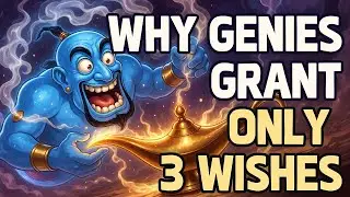 WHY DO GENIES GRANT ONLY 3 WISHES #folklore #aladdin