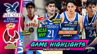 ATENEO BLUE EAGLES NAKAHARAP ANG NCAA MVP CLINT ESCAMIS NG MAPUA CARDINALS! BATTLE OF UAAP VS NCAA