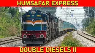 A Blast from the Past !! DOUBLE ALCos powering HUMSAFAR SF Express | Indian Railways