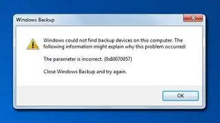 How to Fix Error 0x80070057