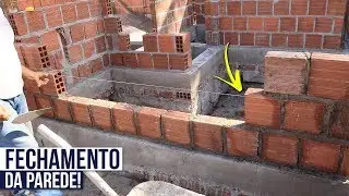COMO LEVANTAR PAREDE DE TIJOLOS RÁPIDO E FÁCIL, PAREDE DE DE ALVENARIA PASSO A PASSO