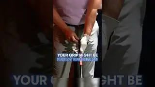 The way you grip the golf club might be hurting you release! #golf