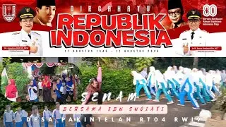 🔴 SENAM WARGA PAKINTELAN RT04 || HUT RI KE 80 #hutri #17agustus #jalansehat 