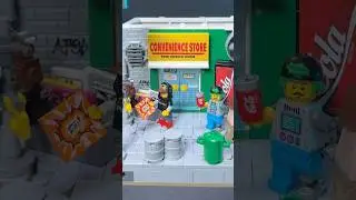 Lego Cyberpunk Ninjago City convenience store