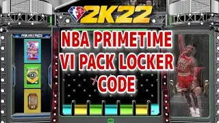 NBA 2K22 FREE PRIMETIME VI PACK LOCKER CODE
