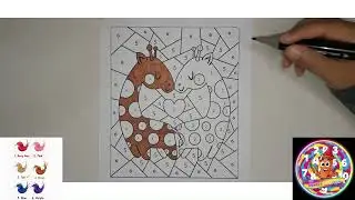 Cute Giraffes & Heart