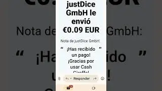 CASH GIRAFFE ME PAG&Oacute; $0.09&euro;