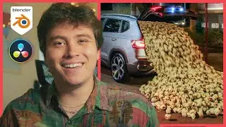 Como eu criei um VFX para a Volkswagen no DaVinci Resolve e Blender
