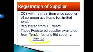 Govt procurement # HPFR 2009