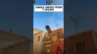 CS2 Mirage - Jungle smoke from T Spawn. #csgo #cs2tips #cs2 #cs2gameplay