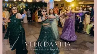Veer Da Viha | Anjana & Akhil's Wedding Dance Performance | Mehndi