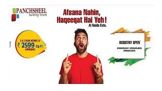 Afsana Nahin, Haqeeqat Hai Yeh ! @Rs.2599/Sq.ft. Onwards #GreaterNoida (W)