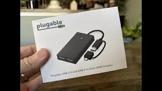 Plugable Dual Monitor Adapter Is great quality!