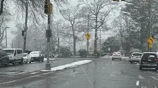 New York snow day journey #snowfall #snowday #snow #nyc #queens #usa #shorts #videos #flushing  