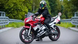 MŁODY KUPIŁ HONDE NSR 125 - ŚCIGAMY SIĘ