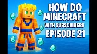 BARELY Escaping HUGE Mine Alive W/30 Diamonds 💎☠️ Stranded in Ocean! 100$ GIVEAWAY & Server IP Below