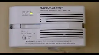 Safe-T-Alert Residential Natural Gas Alarm Test | 40-411