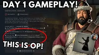 Genghis Khan Day 1 Gameplay with Assyria! Civ 7 Right to Rule new Leader & Civilization Let's Play